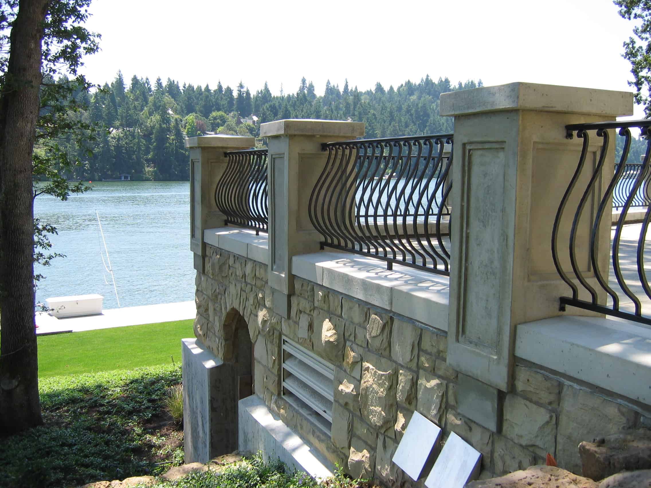 Curved Outdoor Railing